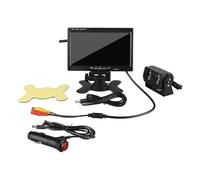 Telecamere Retromarcia Auto 2.4G Wireless Telecamera For La Retromarcia For Retromarcia Visione Notturna 7 "Hd Tft Monitor For Auto For Camion Bus Caravan Rv Van Rimorchio Telecamera Posteriore(B)