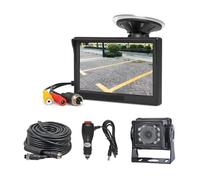 Telecamere Retromarcia Auto Caricabatterie For Auto Con Telecamera Retromarcia CCD For Autobus Con Visione Notturna IR Impermeabile Da 5 Pollici For Retromarcia(20m)