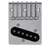 Telecaster Bridge 6 selle con pick-up per Fender Tele parti di ricambio per chitarra elettrica stile vintage, cromato