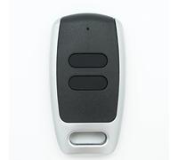 TELECO TVMIO868A02 - 2 canali - 868 MHz - Rolling Code - Compatibile con MIO/TVMIO - Sostituisce TXP e TVTXP - Programmazione duplicata + 1 portachiavi DOMOBIP (nero e alluminio, confezione da 1)