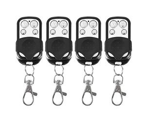 Telecomandi Universali per Cancelli, Fydun 4 Pezzi Clonazione Telecomando Cancello Universale 4 Tasti Came Portachiavi Telecomando per Auto, Porte Garage, Porte per Cancelli, Sistemi di Allarme