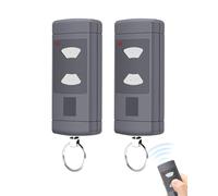 Telecomando 40,685Mhz per Hörmann Handsender HSE/4, HSM2/4, HS2/4, 2 canali, grigio, codice di scorrimento, telecomando per porta del garage, telecomando di ricambio