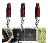 Telecomando 433 MHz Universale, 3 Pezzi Telecomando Cancello Universali, 4 Pulsanti, Sostituisce Telecomandi Vecchi o Smarriti, per Porte di Garage e Cancelli