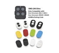 Telecomando 433MHz Entrematic ZEN 2 /ZEN 4 per porta da garage 433,92MHz rolling code Ditec Entrematic