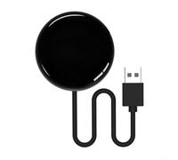 Telecomando a infrarossi WiFi per Mi Home, per Smart For IR Blaster con controllo vocale e integrazione app, compatibile con AC e TV, nero, 6,4 x 2,5 cm
