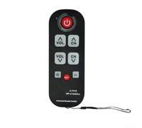 Telecomando a pulsante grande per anziani, design semplice, ricerca automatica, telecomando IR per anziani demenza amichevole - adatto per Samsung LG per Sony per TCL 14 x 5 cm