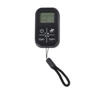 Telecomando AC nero IR/RF, memoria di spegnimento design ergonomico per condizionatori d'aria di più marche (KT-05E)