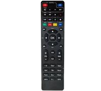 Telecomando adatto per DigiQuest Q10, Q20, Q30, TI9,funzionamento ergonomico per ricevitore Digi Quest, tasti programmabili e funzione 2 in 1 per TV TLC127