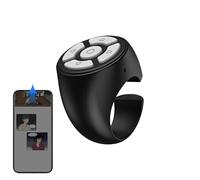 Telecomando Anulare | Controller A Dito per Registrazione Video E Selfie | Pulsante luetooth Portatile per Telefono, Scuola, Auto, Casa, Viaggi, Campeggio, Social Networks