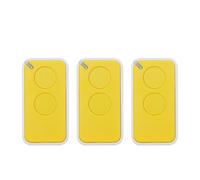Telecomando apricancello, 1-10 Pezzi 433Mhz 433.92Mhz Rolling Code Telecomando Per Porta Del Garage,Trasmettitore remoto(Yellow-3pcs)