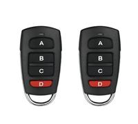 Telecomando apricancello, 4 Pulsanti Wireless RF 315 MHz/433.92 MHz Telecomando Copia Codice Duplicatore Porta Garage Apri Chiave,Trasmettitore remoto(RC04315BK-2)