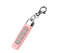 Telecomando apricancello, 433 MHz Copia Automatica Telecomando Codice A 4 Canali Garage Gate Door Opener Controller Duplicatore Clonazione Chiave Auto,Trasmettitore remoto(Pink-Grey)