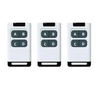 Telecomando Apricancello 433MHz Copia Clone Wireless Da 50 Metri Di Controllo Telecomandata Per Il Duplicatore Del Controller Apertura Della Porta Garage Elettrico(WHITE-3)