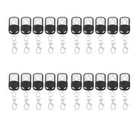 Telecomando apricancello, 5-20pc Remote Control 433MHz 4 Utilizzo Di Catene Tasti Rotazione Del Codice Fisso Casa E Duplicatore Garage,Trasmettitore remoto(20PCS)