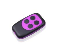 Telecomando apricancello, Garage Door RF Remote Control Duplicator 433MHz Code Grabber Clone Gate Key Fob Command Hand Transmitter 4 Buttons Waterproof,Trasmettitore remoto(Purple)
