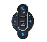 Telecomando Bluetooth 5.4 da manubrio per moto e bici, assistente vocale, chiamate wireless, lettore musicale impermeabile