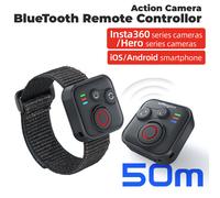 Telecomando Bluetooth per Insta360 Ace Pro 2 X5 ONE RS GoPro Hero 13 12 11 10 9 8 MAX Mini telecamere sportive con iOS Android