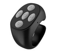 Telecomando Bluetooth per Selfie Stick e Smartphone - Pulsante Wireless da Dito per Foto e Video con Bastone Selfie, Treppiede o Asta Telefono iPhone e Android - TapControl