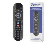 Telecomando Bluetooth Vocale Compatibile con SkyQ, Sky Q Mini, Platinum, Silver, 1TB e 2TB, Batterie Incluse, Facile Configurazione, Azienda Italiana, Qualità Testata in Italia