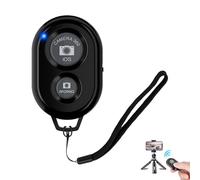 Telecomando Bluetooth Wireless per Smartphone, Telecomando Bluetooth per iPhone Compatto per Smartphone iOS Android, Scatto a Distanza fino a 10 Metri, Disparatore Portatile Senza App Aggiuntive