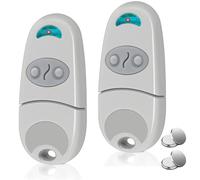 Telecomando Cancello, 2 Pcs 433,92 MHz Telecomando Cancello Universali, Telecomando Cam 2 canali Compatibile con TOP 432EV, 432, 432A, 432M (Include 2 batterie extra)