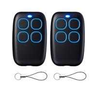 Telecomando Cancello Universale 4 in 1 Multifrequenza 250-913 MHz,Telecomando Apricancello Universale Rolling Code e Codice Fisso, Radiocomando Programmabile per Garage, Serrande Elettriche (2 Blu)