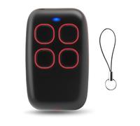Telecomando Cancello Universali 4 in 1, Telecomando Universale Multifrequenza Rolling Code da 280 a 868 MHz, Radiocomando per Apricancello Programmabile(rosso)