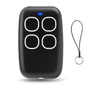 Telecomando Cancello Universali 4 in 1, Telecomando Universale Multifrequenza Rolling Code da 280 a 868 MHz, Radiocomando per Apricancello Programmabile(Bianco)