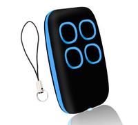 Telecomando Cancello Universali, Rolling Code e Codice Fisso 280-868 MHz, 4 in 1 multifrequenza, telecomando cancello compatibile con più di 90 marche, telecomando universale 433MHz (Blu)