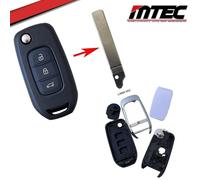 TELECOMANDO CHIAVE 3 TASTI COVER GUSCIO RENAULT KADJAR MEGANE 4 CLIO 5 TWINGO