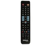 Telecomando compatibile con tutti i modelli di Samsung TV, LCD, LED, PLASMA e 4K. Completo di tutte le funzioni.Già configurato e pronto all’uso. Con il tasto luce permette una facile manovra al buio.