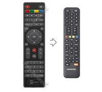 Telecomando compatibile ( non originale ) per TELESYSTEM TS UNICO T2 HEVC