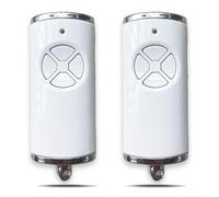 Telecomando compatibile per porta del garage, 868.3 BS MHz, compatibile con HSE-4-868-BS, HSE2-868-BS, HS4-868-BS, HS1-868-BS, HSS4-868-BS, HSP4-868-BS (bianco, 2 pezzi)