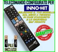 TELECOMANDO CONFIGURATO PER INNO HIT SCEGLI IL TUO MODELLO LO RICEVERAI PRONTO