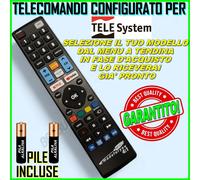 TELECOMANDO CONFIGURATO PER TELESYSTEM SCEGLI IL TUO MODELLO LO RICEVERAI PRONTO