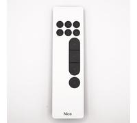 Telecomando da parete per persiane, persiane, cancelli Nizza DOMI P6 - 6 canali - compatibile 433,92 MHz O-Code e PLN2+ - bianco o nero - compatibile Yubii Home + 1 portachiavi DOMOBIP (bianco)