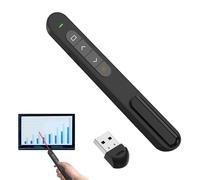 Telecomando di presentazione | telecomando portatile da 2,4 GHz con porta USB - cambio di pellicola senza fili con controllo del volume | per scuola, lezioni, lezioni, allenamento, affari e