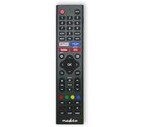 Telecomando di ricambio - adatto per: Hi-Sense - preprogrammato - 1 dispositivo Disney + Button/Netflix Button/Rakuten TV Button - Infrarossi - Nero