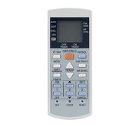 Telecomando di ricambio AULCMEET compatibile con il condizionatore d'aria portatile di Panasonic CS-E21EKU A75C2913 CS-E9EKU CU-E12E