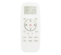 Telecomando di ricambio per condizionatore d'aria Hisense DG11L1-03 DG11L1-01 DG11L1-04, design ergonomico, dimensioni compatte, distanza di trasmissione 8-10 m, bianco e nero
