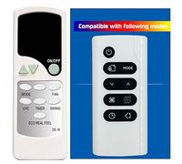 Telecomando di ricambio per condizionatore d'aria portatile Delonghi 5515111094 PAC EX398VUVC PACEX398VUVC6ALWH PACEX390UVcare-6AL PACEX290UVcare-6AL PAC EX398VUVC-6AL WH