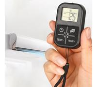 Telecomando di ricambio per condizionatore d'aria, versione inglese, adatto per vari modelli, comunicazione a infrarossi e RF, design ergonomico con segnale stabile e memoria (KT-05E)