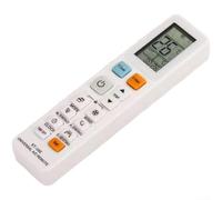 Telecomando di ricambio per condizionatore d'aria, versione inglese, compatibile con più modelli Comunicazione a infrarossi e RF, design ergonomico, segnale stabile, spegnimento memoria (B)