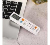 Telecomando di ricambio per condizionatore d'aria versione inglese, per tutti i modelli con comunicazione a infrarossi e Rf, design ergonomico, chip intelligente, memoria di spegnimento, lunga durata