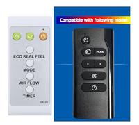 Telecomando di ricambio per condizionatore portatile Delonghi PAC EL 375 HGRK-6AL WH (2022) CA PAC EL375HGRK-6AL WH PACEL375HGRK-6ALWH PACEL375HGRKC-3ALWH PACEL375HGRKC3ALWH PAC El375 US