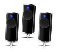 Telecomando di ricambio per Hörmann, compatibile con apriporta del garage Hörmann HSE2-868-BS HSE4-868-BS, telecomando per porta del garage, codice rolling a 2 canali, batteria inclusa (3 pezzi)