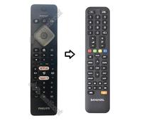 Telecomando di ricambio per PHILIPS 65 PUS 6754