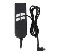 Telecomando di ricambio per poltrona elettrica, 5 pin, con 2/4/6 tasti, per poltrone rialzate e sdraio per controlli di marca, cavo 1,5 m/2 m, nero (gomito a 4 pulsanti)