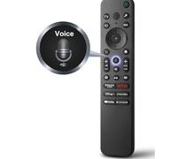 Telecomando di ricambio per Sony Smart TV, telecomando con funzione vocale, compatibile con Sony Bravia XR/K Series 4K HDR QLED OLED Google Smart TVs