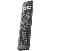 Telecomando di ricambio per TV Philips con pulsanti video Ambilight, Netf-lix, YouTu-be e Pri-me, controller universale per Smart TV LED Philips 4K UHD e OLED